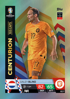 Daley Blind Netherlands Topps Match Attax EURO 2024 Centurion #CC7